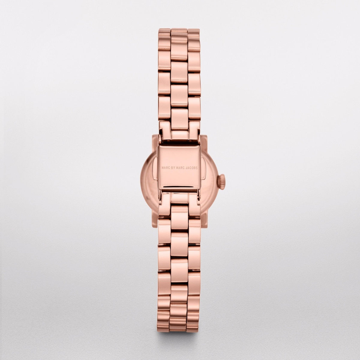 Marc Jacobs Amy White Dial Rose Gold Steel Strap Watch for Women - MBM8613
