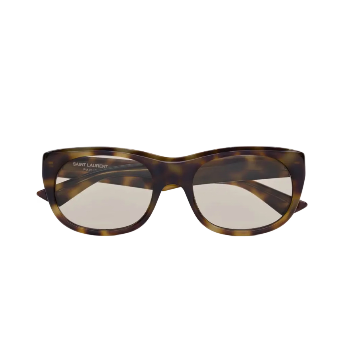 Saint Laurent Women SL 815 ROMY Dark Havana and Light Yellow Sunglasses