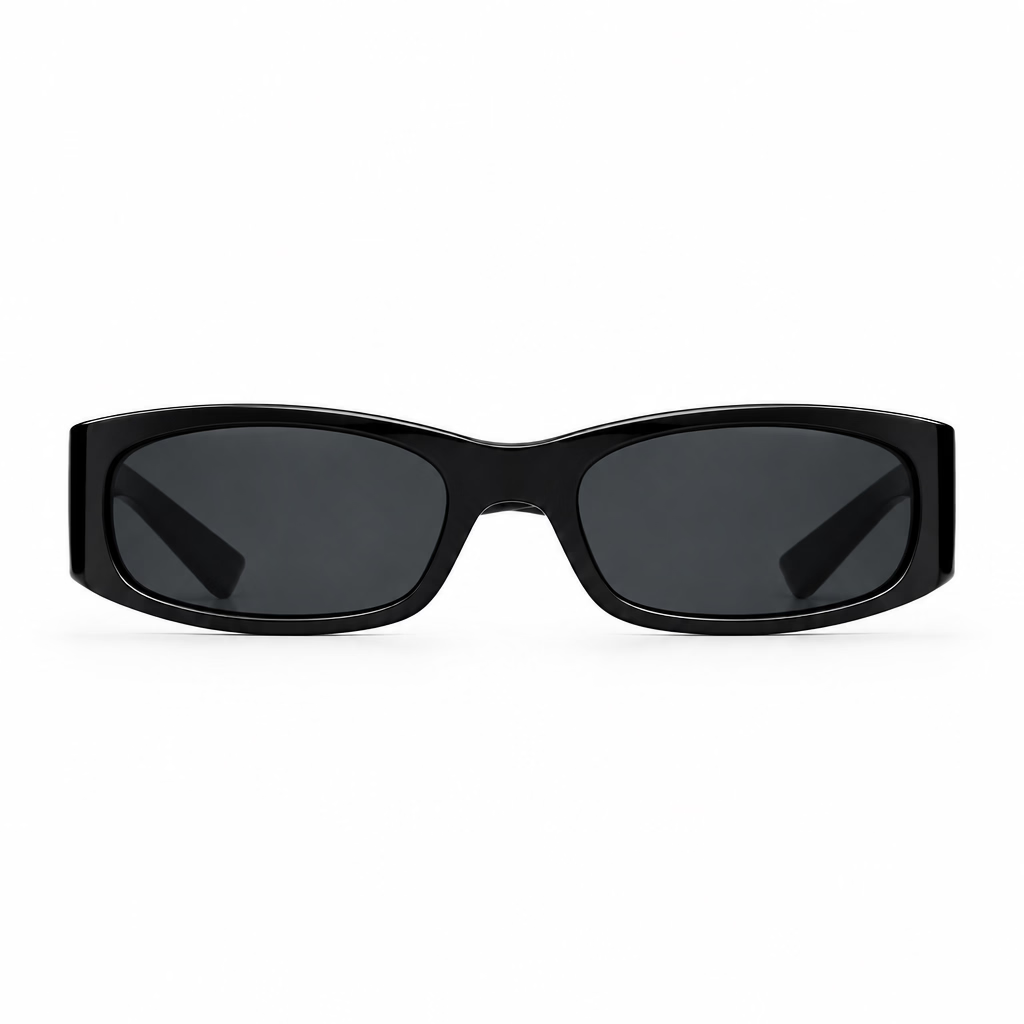 Saint Laurent Women SL M152 Rectangular Black Sunglasses