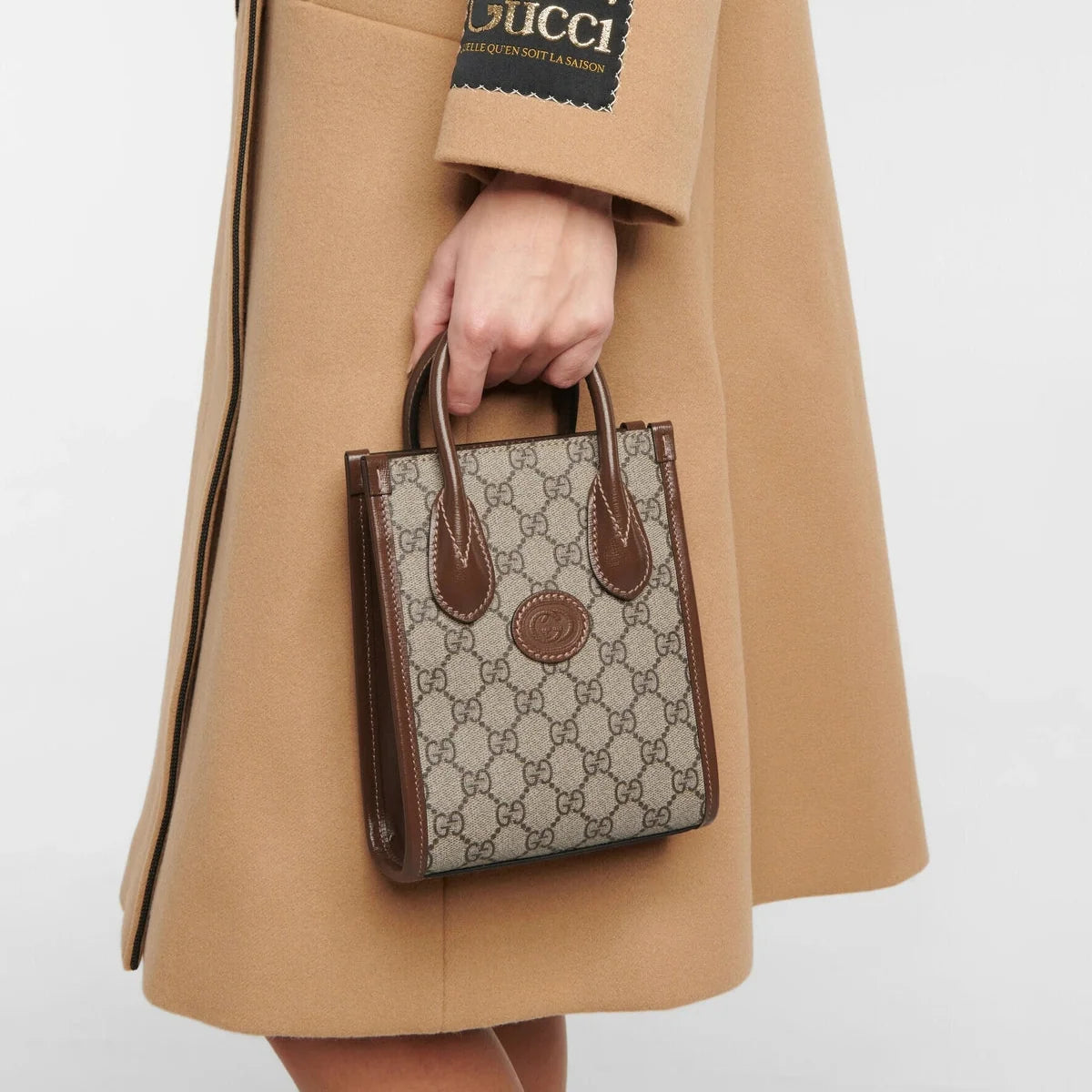 Gucci GG Shopping Bag – Beige