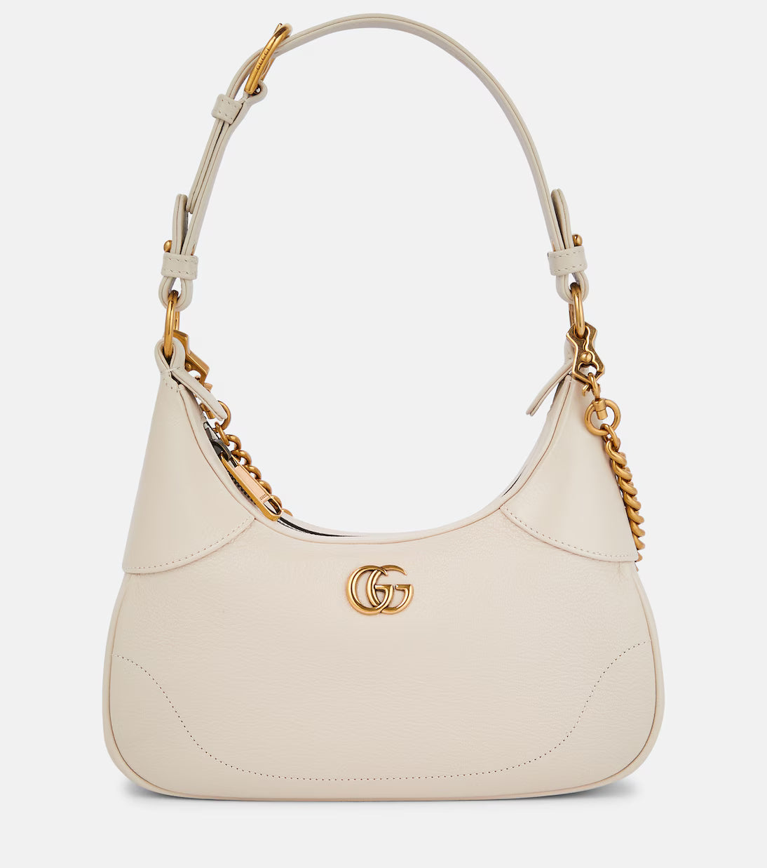 Gucci Aphrodite Small Leather Shoulder Bag – White