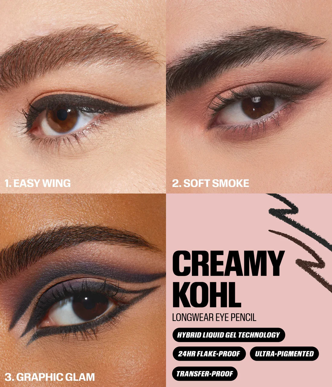 Huda Beauty Creamy Kohl Longwear Eye Pencil - Very Vanta