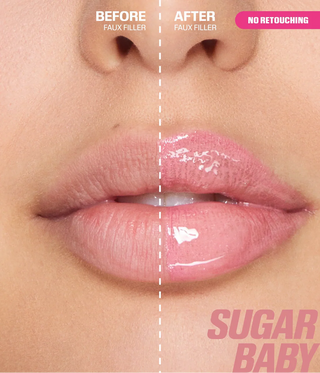 Huda Beauty Faux Filler Extra Shine Lip Gloss - Sugar Baby