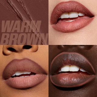 Huda Beauty Automatic Matte Lip Pencil – Warm Brown