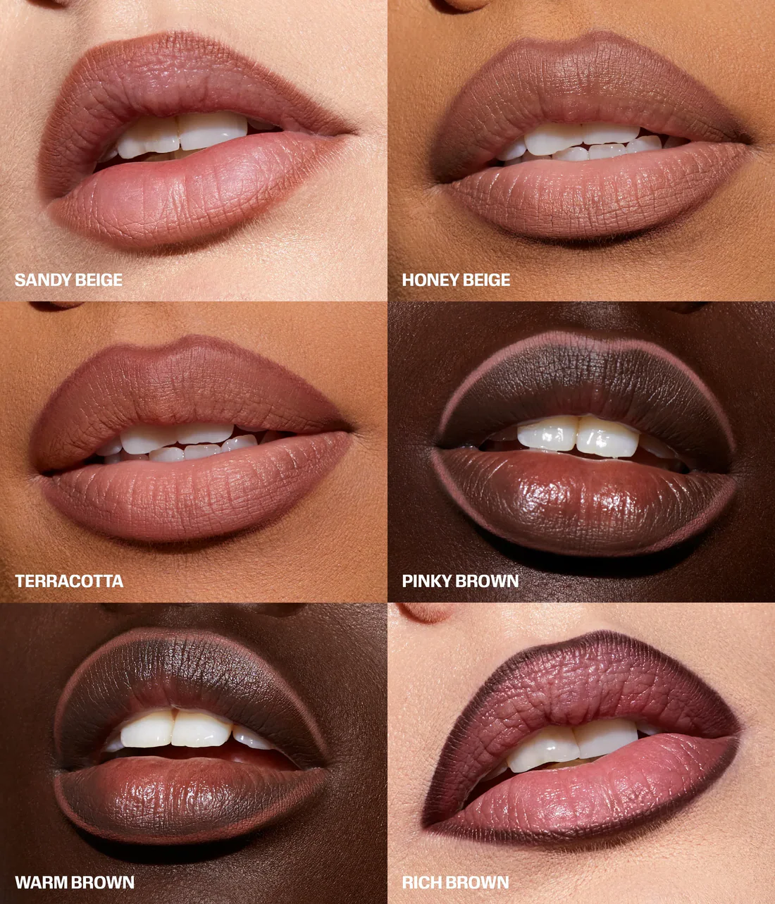 Huda Beauty Automatic Matte Lip Pencil – Warm Brown