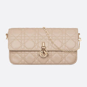 Dior My Dior Cannage Lambskin Mini Bag - Powder Beige