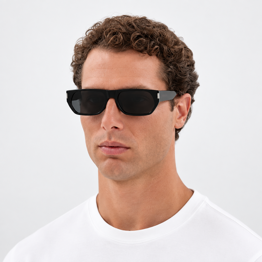 Saint Laurent SL 898 Men Nicotine Black/Grey Sunglasses