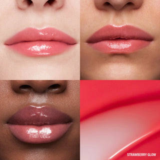 Makeup By Mario MoistureGlow Plumping Lip Serum - Strawberry Glow (Sheer Neutral Pink)