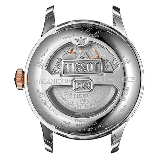 Tissot Le Locle Powermatic 80 Silver Dial Two Tone Steel Strap Watch For Men - T006.407.22.036.01