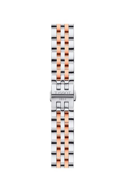 Tissot T Classic Tradition Lady White Dial Two Tone Steel Strap Watch For Women - T063.210.22.037.01