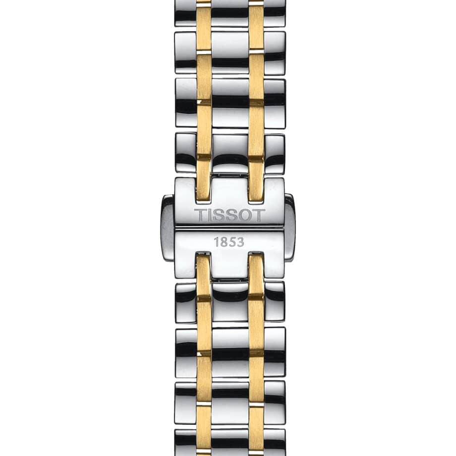 Tissot Chemin Des Tourelles Powermatic 80 Lady Silver Dial Two Tone Steel Strap Watch For Women - T099.207.22.037.00