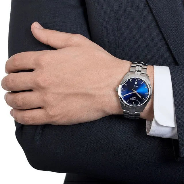 Tissot PR 100 Sport Chic 39mm Blue Dial Watch For Men - T101.410.11.041.00
