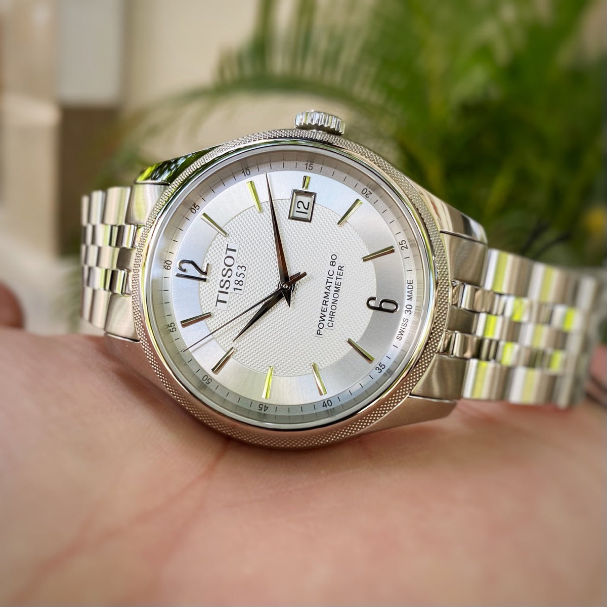 Tissot Ballade Powermatic 80 Chronometer Silver Dial Two Tone Steel Strap Watch For Men - T108.408.22.037.00