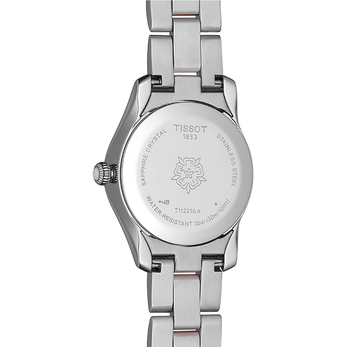Tissot T Wave Lady White Mother of Pearl Dial Two Tone Steel Strap Watch For Women - T112. 210. 22. 113. 00