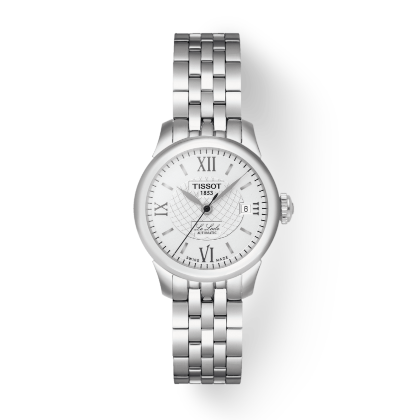 Tissot Le Locle Small Automatic Silver Dial Silver Steel Strap Watch For Women - T41.1.183.33