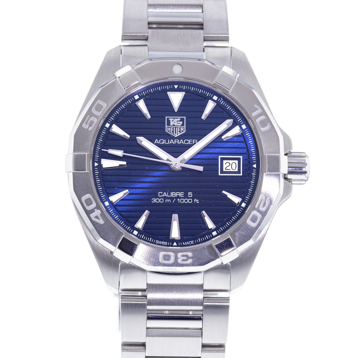 Tag Heuer Aquaracer Blue Dial Watch for Men - WAY2112.BA0928