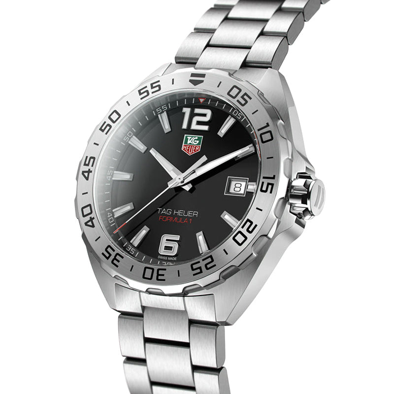 Tag Heuer Formula 1 Quartz Black Dial Watch For Men - WAZ1112.BA0875