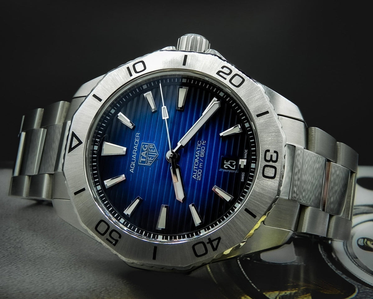 Tag Heuer Aquaracer Blue Dial Watch for Men - WAY2112.BA0928