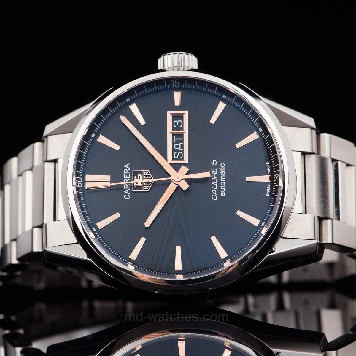 Tag Heuer Carrera Black Dial Watch for Men - WAR201C.BA0723