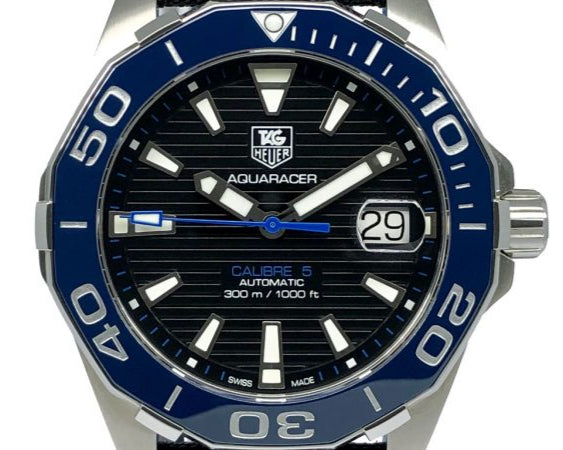 Tag Heuer Aquaracer Blue Dial Watch for Men - WAY211B.FC6363