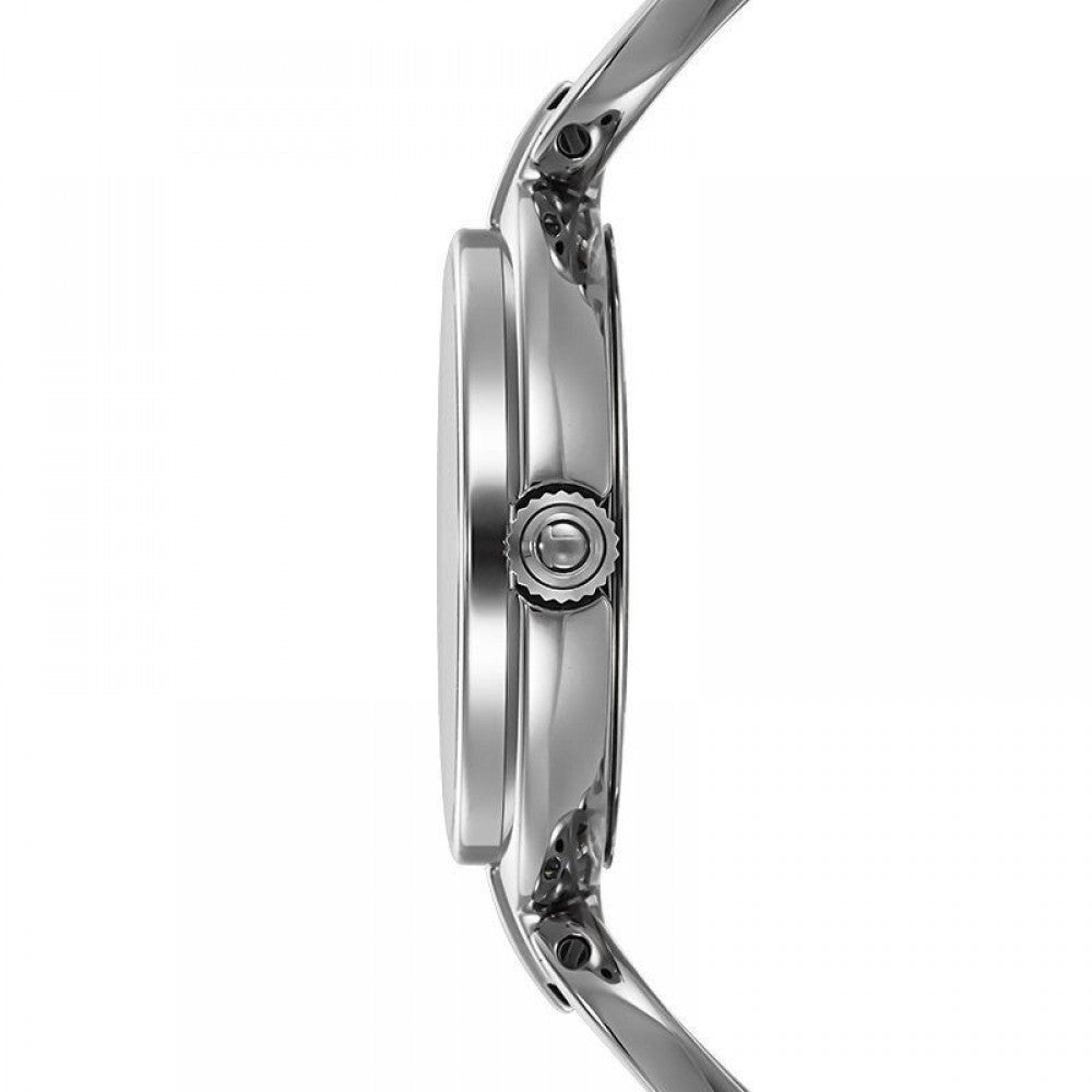 Tissot T Lady Flamingo Mother of Pearl Blue Dial Silver Steel Strap Watch for Women - T094.210.11.126.00