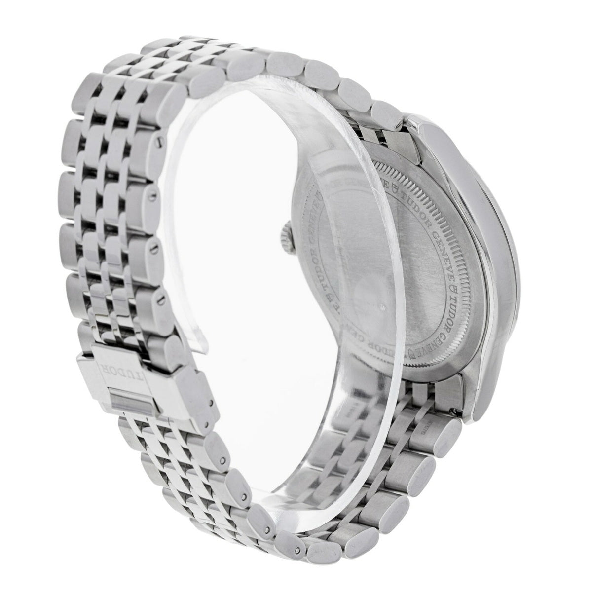 Tudor 1926 Automatic Diamonds Black Dial Silver Steel Strap Watch for Men - M91650-0004