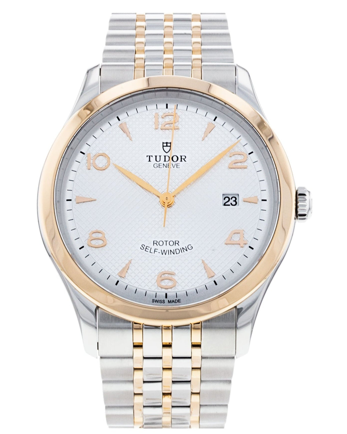 Tudor 1926 Automatic Silver Dial Two Tone Steel Strap Watch for Men - M91651-0001