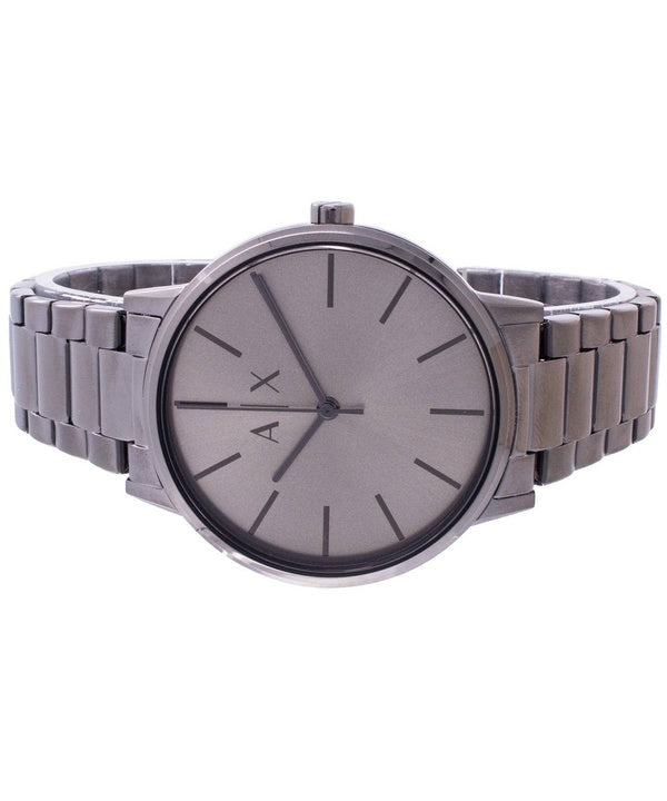 Armani Exchange Cayde Analog Grey Dial Grey Steel Strap Watch For Men - AX2722