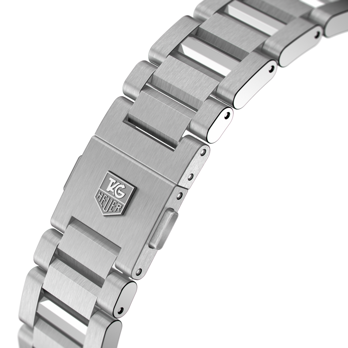Tag Heuer Carrera Calibre 5 Automatic White Dial Silver Steel Strap Watch for Men - WAR201B.BA0723