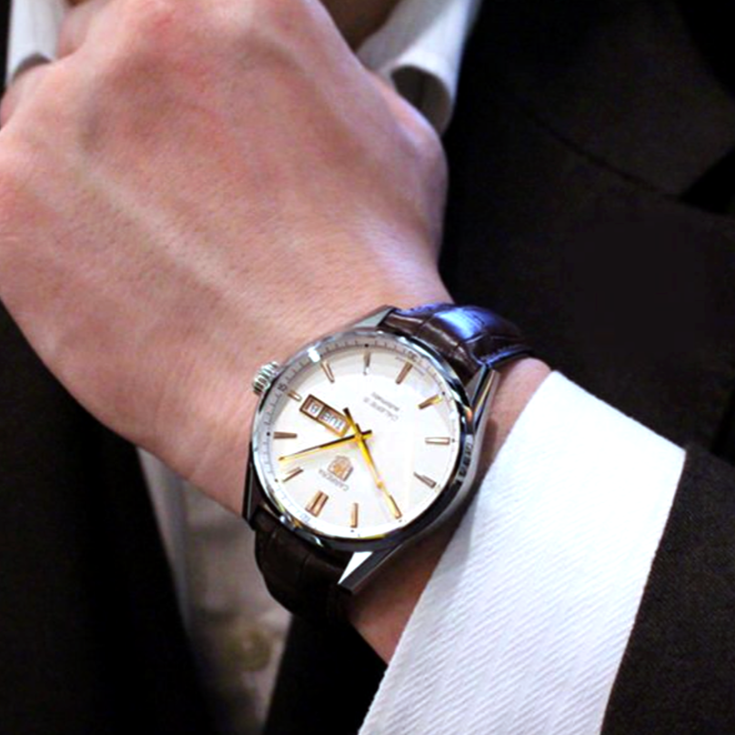 Tag Heuer Carrera White Dial Watch for Men - WAR201D.FC6291