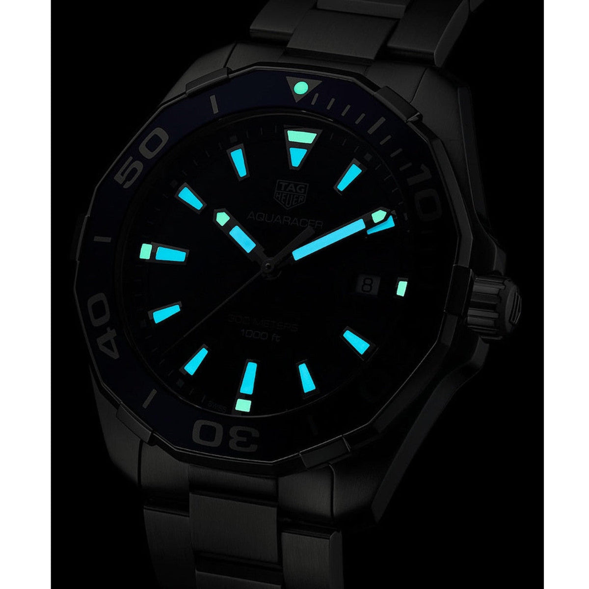 Tag Heuer Aquaracer Blue Dial Watch for Men - WAY101C.BA0746