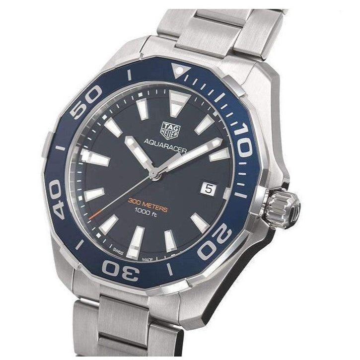 Tag Heuer Aquaracer Blue Dial Watch for Men - WAY101C.BA0746