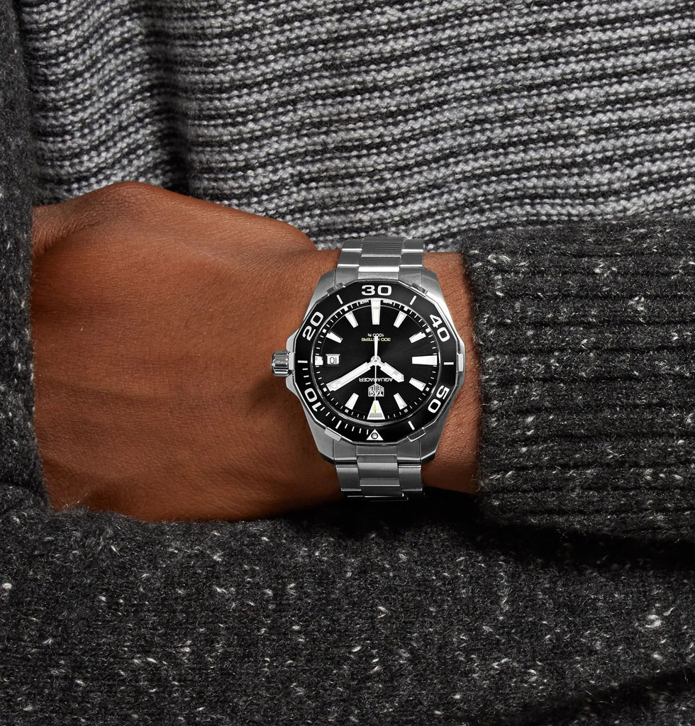 Tag Heuer Aquaracer Black Dial Watch for Men - WAY111A.BA0928