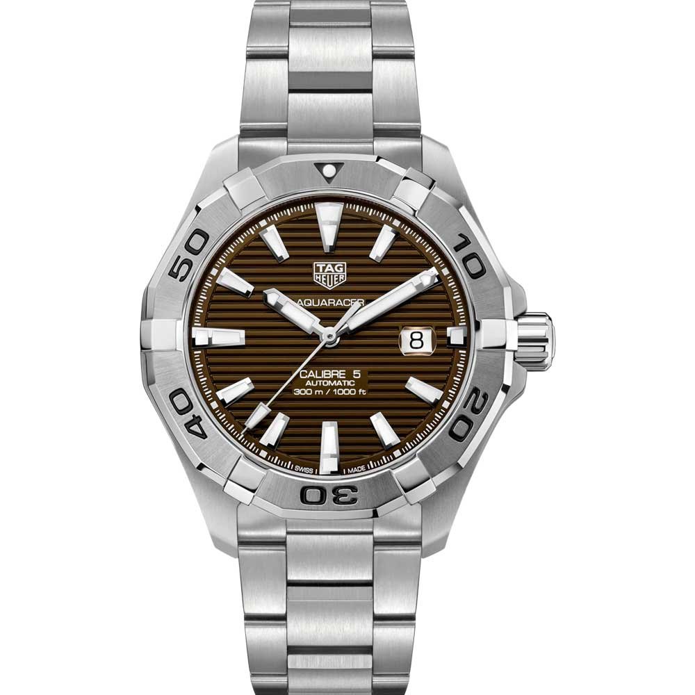 Tag Heuer Aquaracer Sunray Brown Dial Watch for Men - WAY2018.BA0927