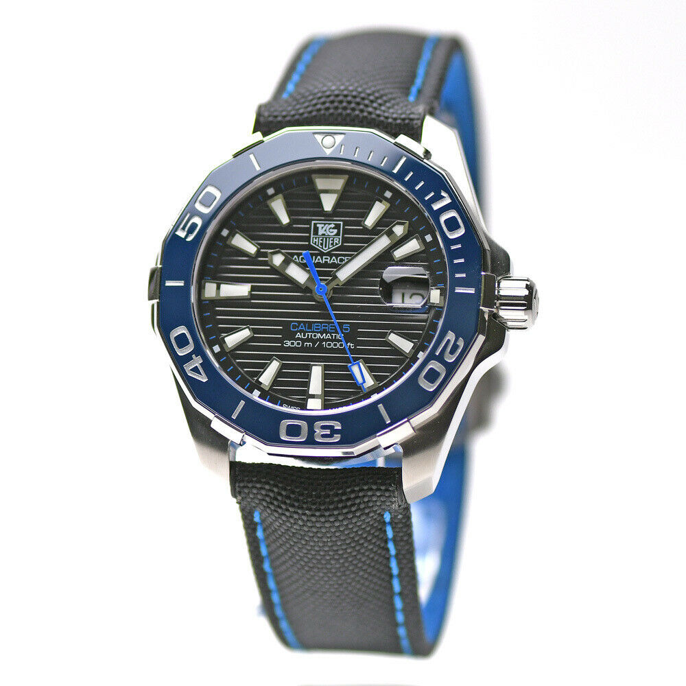 Tag Heuer Aquaracer Blue Dial Watch for Men - WAY211B.FC6363