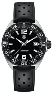 Tag Heuer Formula 1 Quartz Black Dial Black Rubber Strap Watch for Men - WAZ1110.FT8023