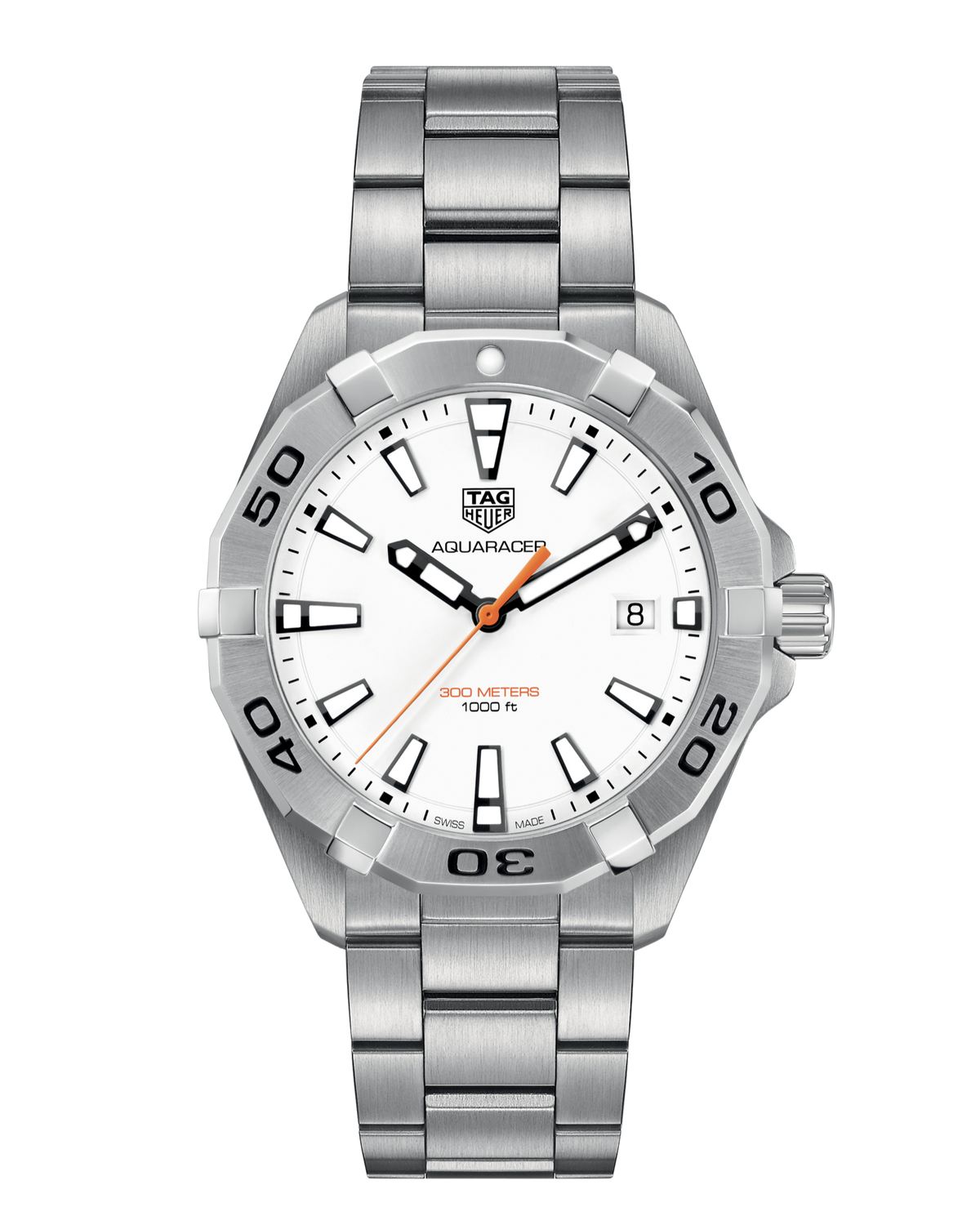 Tag Heuer Aquaracer White Dial Watch for Men - WBD1111.BA0928
