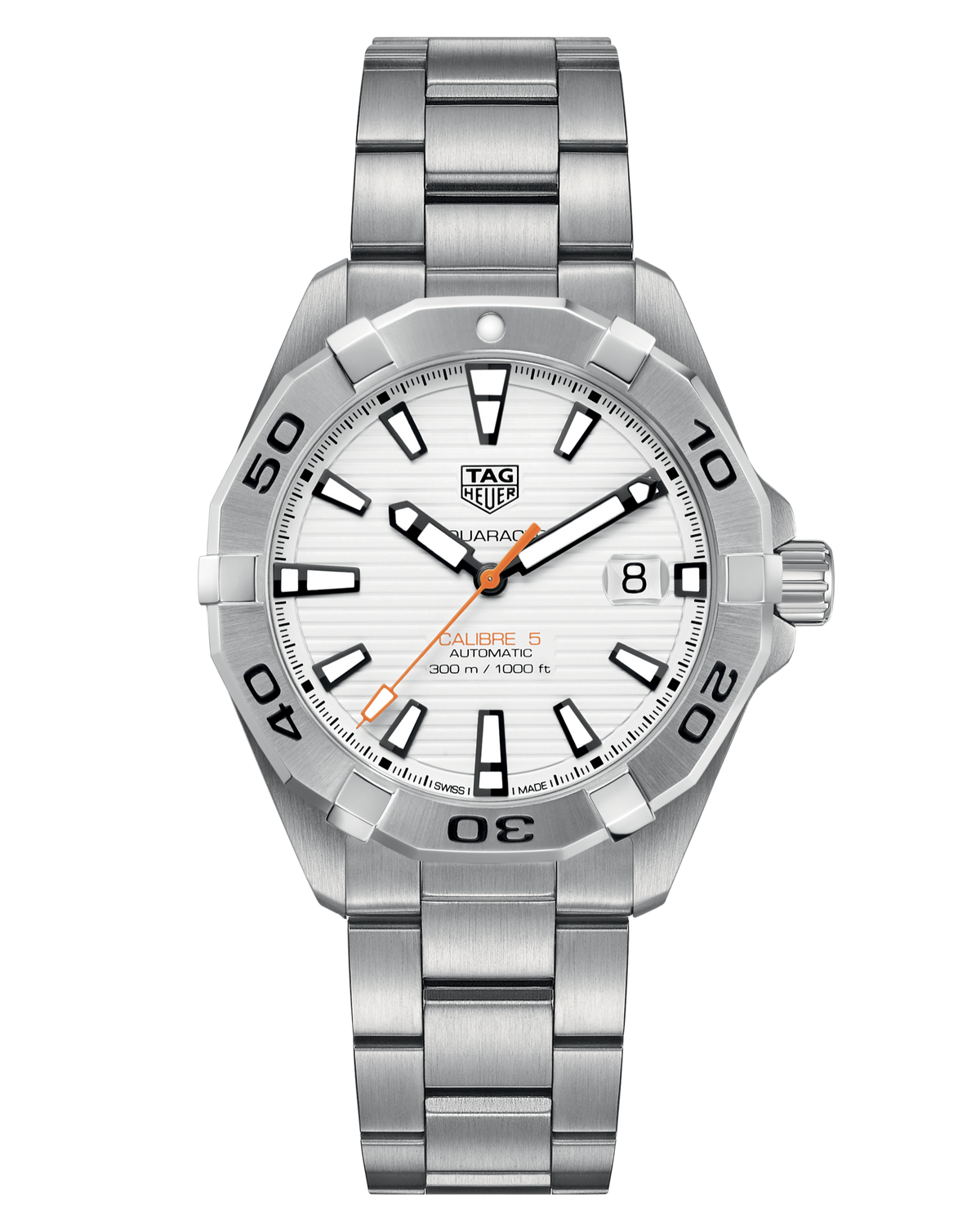 Tag Heuer Aquaracer White Dial Watch for Men - WBD1111.BA0928