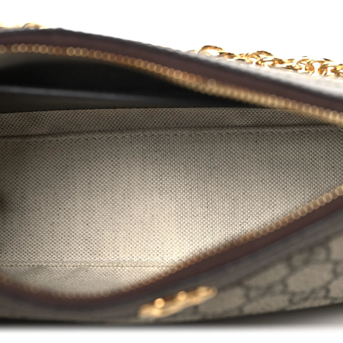 Gucci Ophidia Small Chain Bag - Beige
