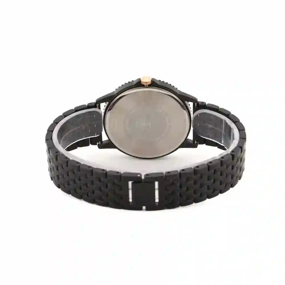 Emporio Armani Interchangeable Black Dial Black Steel Strap Watch For Men - AR80021