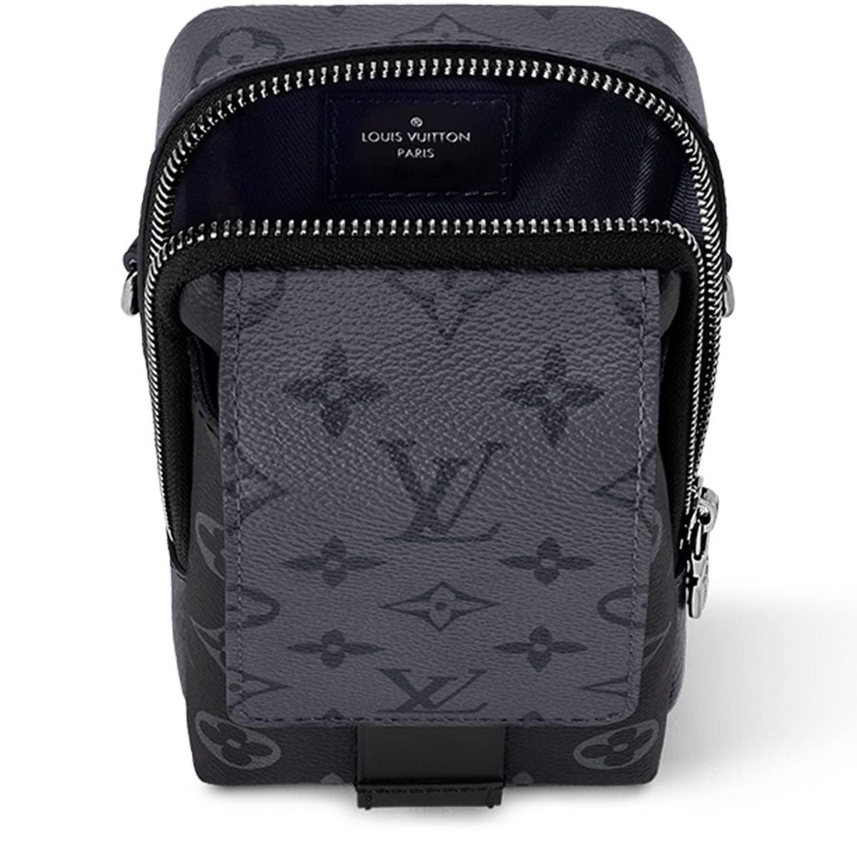Louis Vuitton Double Phone Pouch Eclipse NM - Black and Grey