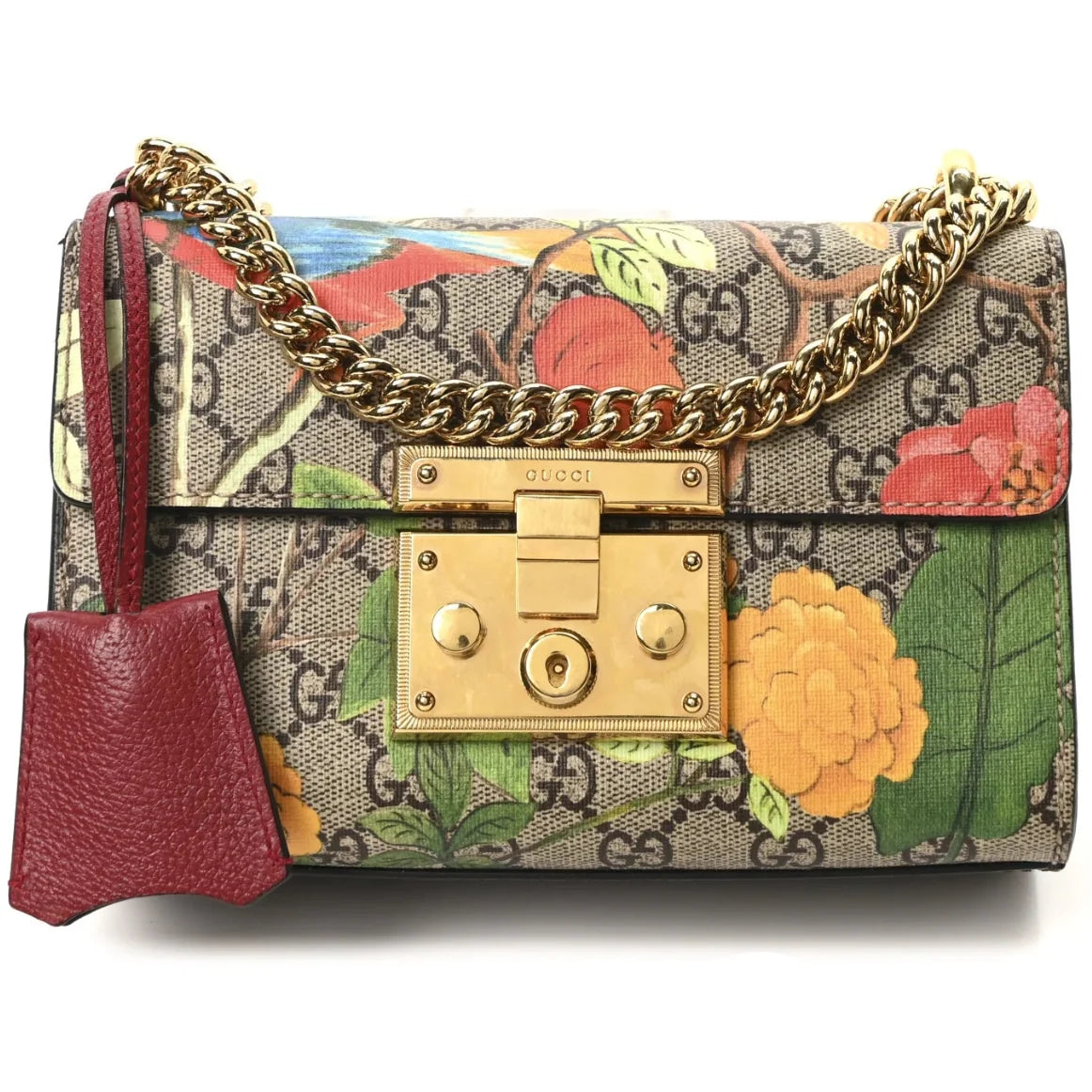 Gucci Padlock Tian Shoulder Bag – Multicolor