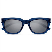 Saint Laurent Women SL 582 Rectangular Blue / Silver Sunglasses