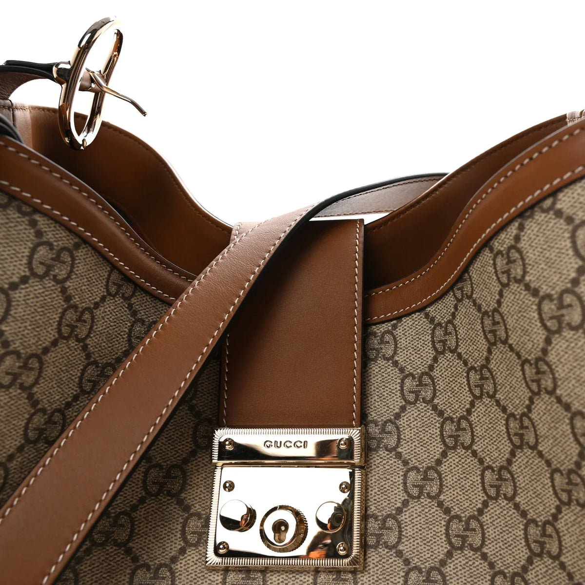 Gucci Padlock Large Shoulder Bag – Beige
