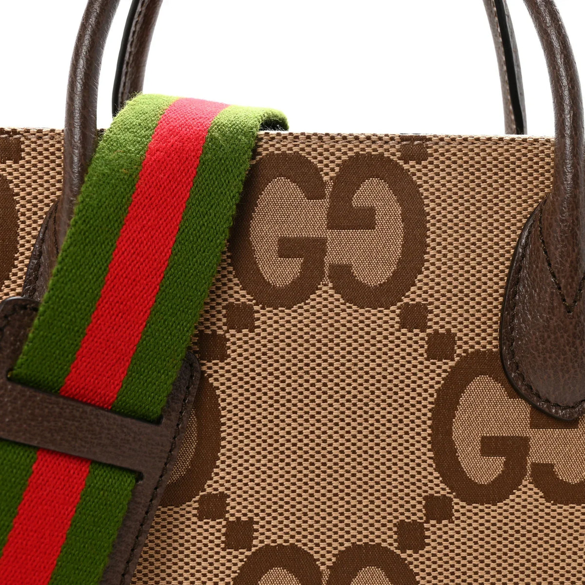 Gucci GG Textured Tote Bag – Beige