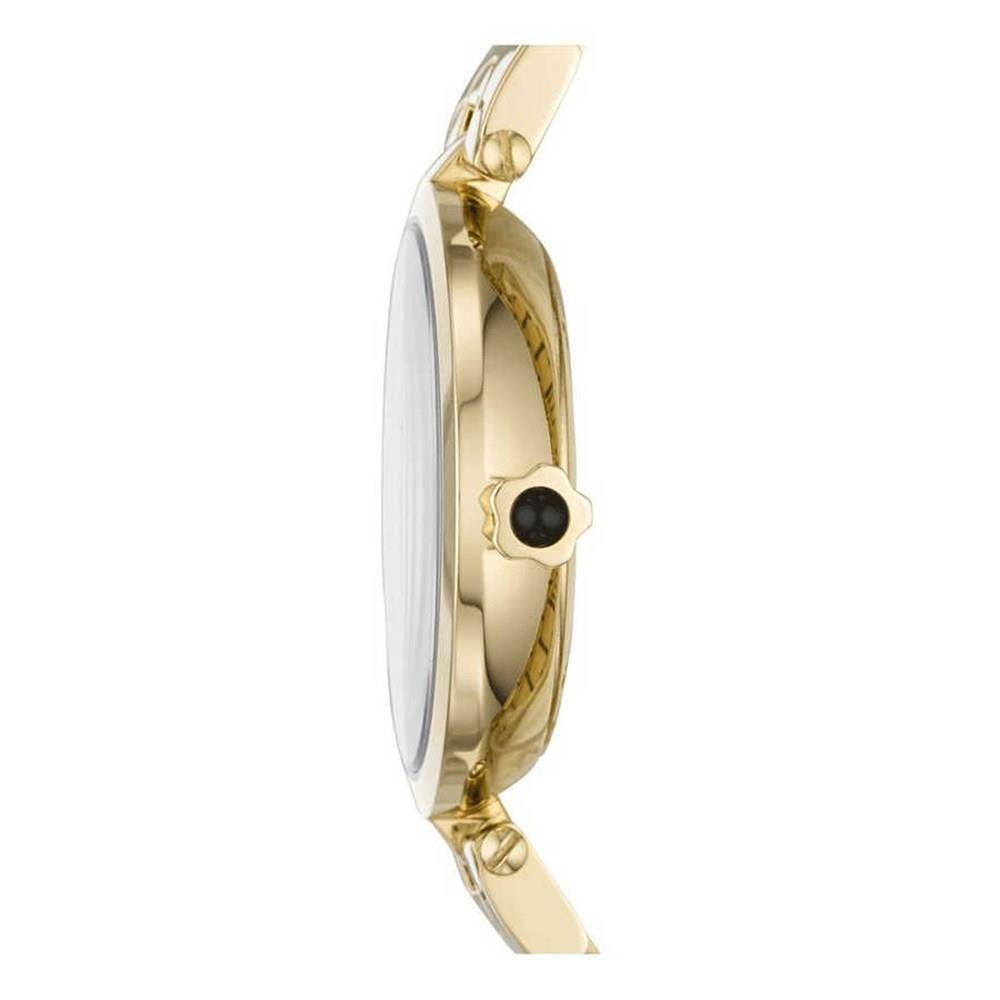 Emporio Armani Arianna Mother of Pearl Dial Gold Steel Strap Watch For Women - AR11198