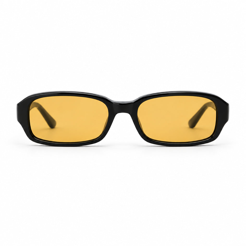 Saint Laurent Women SL 872 Erin Oval-Frame Black / Yellow Sunglasses