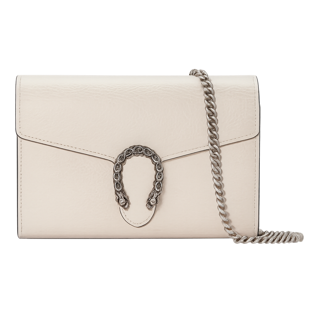 Gucci Dionysus Chain Wallet - Off White