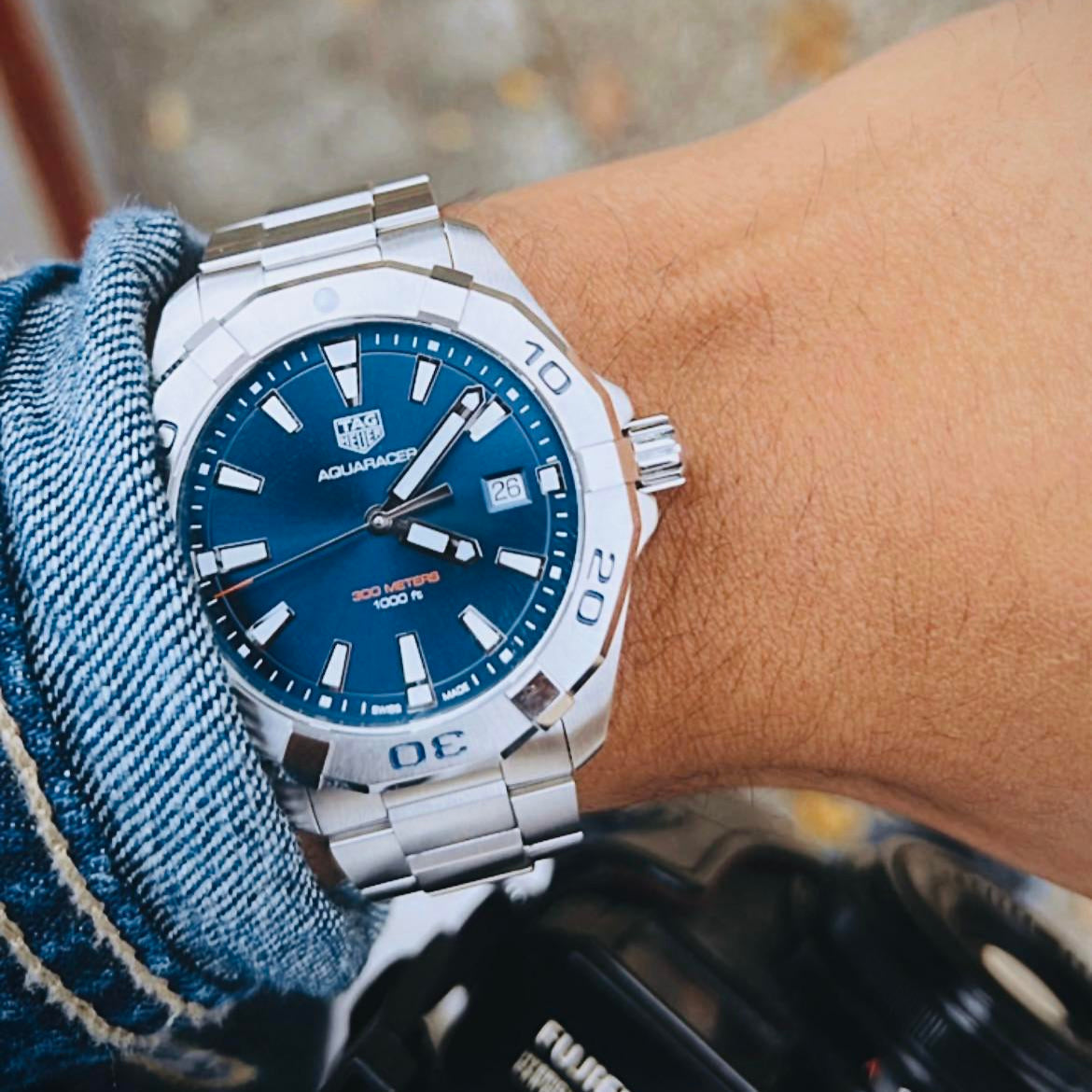 Tag Heuer Aquaracer Blue Dial Watch for Men - WBD1112.BA0928