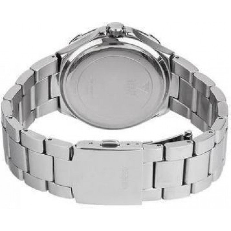 Guess Vista Diamonds Silver Dial Silver Steel Strap Watch for Women - W12080L1